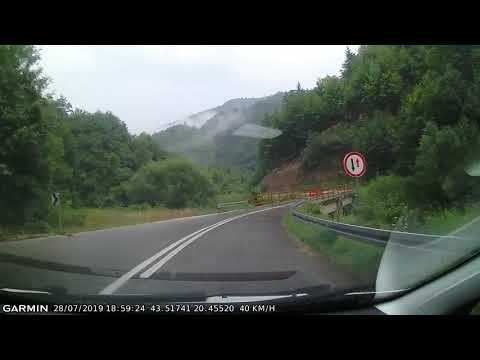 DRIVE #662: Ivanjica-Studenica-Ušće (Serbia) (timelapse 4x) *Read Description*