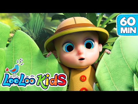 Down In The Jungle, Peek a Boo, Zigaloo + More Nursery Rhymes | LooLoo KIDS