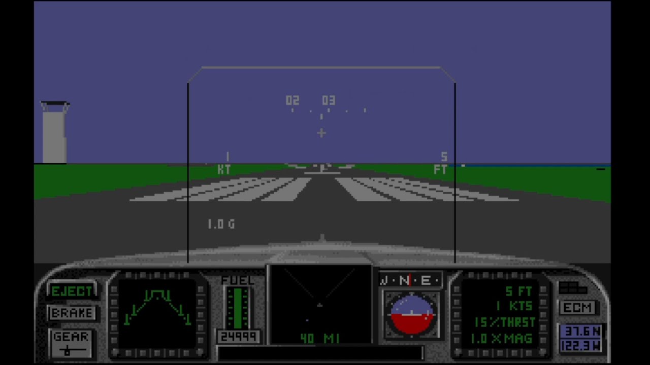 F/A-18 Interceptor (Amiga) Speedrun in 29:28 [World record?]
