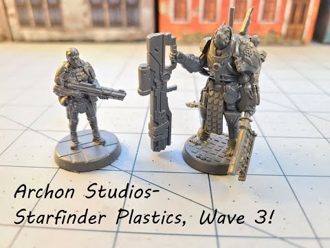 Archon Studios- Starfinder plastic miniatures, wave three!