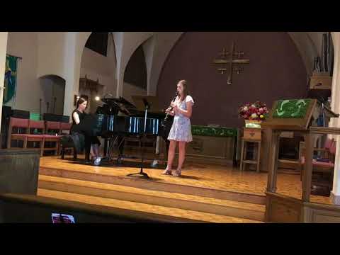 Brahms Sonata #2 for Clarinet, played by Emily Geoffroy with Hannah Brewer