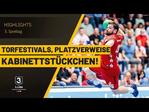 Die Highlights des 3. Spieltags - 3. Handball-Liga Männer | Saison 2025/26 | SETV Handball