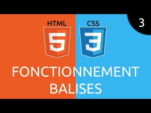 HTML CSS 3 fonctionnement balises