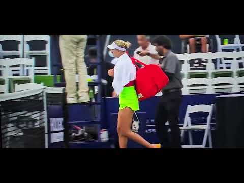 Anastasia Potapova vs Alycia Parker. Suspensión por lluvia. San Diego Open 2023