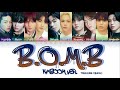 TREASURE 트레저 " B.O.M.B " (KABOOM ver.) Lyrics (ColorCoded/ENG/HAN/ROM/가사)