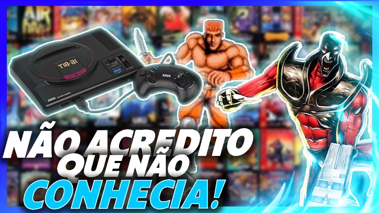 JOGOS DE MEGA DRIVE DESCONHECIDOS E INCRÍVEIS