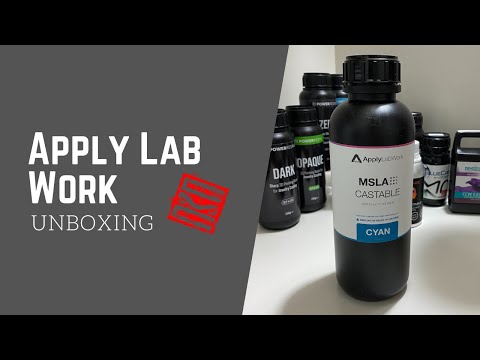 Apply Lab Work Castable Cyan Unboxing