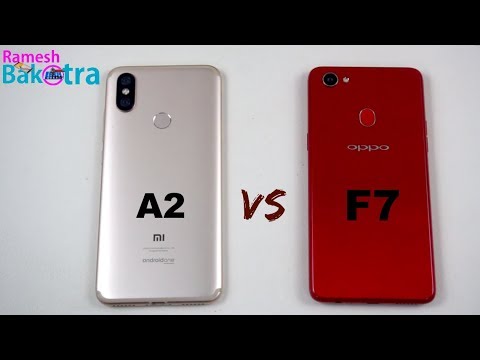 Mi A2 vs Oppo F7 SpeedTest and Camera Comparison