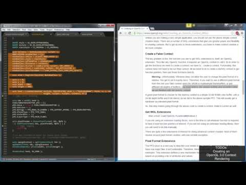 Day 4 - OpenGL 3.0 Context Creation