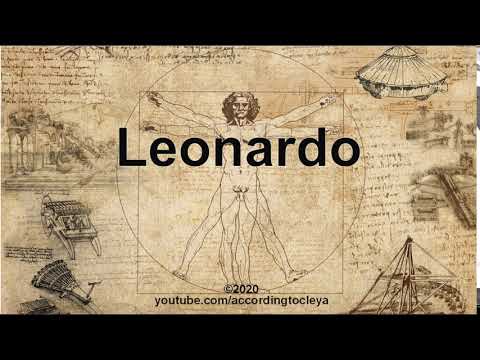 Leonardo pronunciation according to Cleya