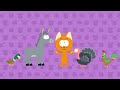 Как говорят животные - Котенок Котэ - Песенки мультики про животных для детей