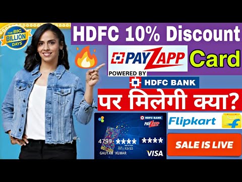 Flipkart Big Billion Day sale HDFC Bank Cards 10% Instant Discount Offer