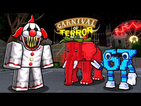 Brainrots Escape the Carnival of Terror Roblox Obby