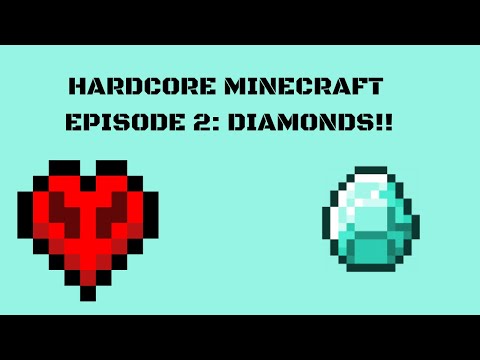 Minecraft Hardcore Survival # 2 : DIAMONDS!!! [1.0.0] (no commentary)