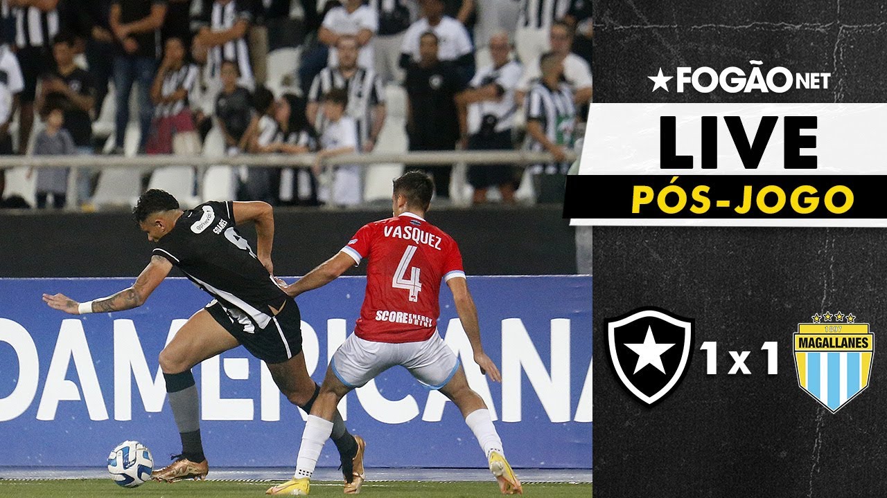 LIVE | Pós-jogo e repercussão de empate do Botafogo com o Magallanes na Copa Sul-Americana; e o Luís Castro?