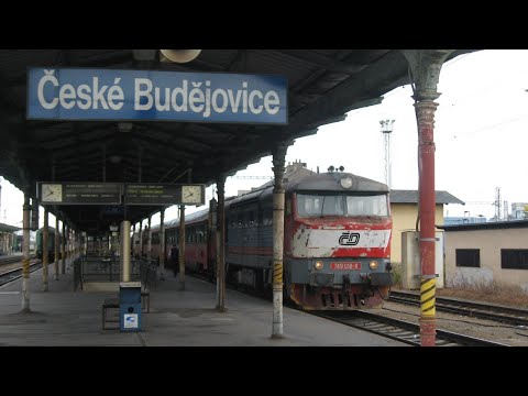 Czech Republic: Unsilenced Class 749 'Grumpy' locomotives on the Ceske Budejovice to Gmund NO line