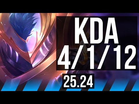 NAUTILUS vs MALZAHAR (MID) | Good KDA: 4/1/12, 17K damage | EUW Master | 25.24