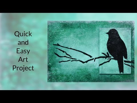 Quick and Easy Art Ideas Involving Animal Silhouettes