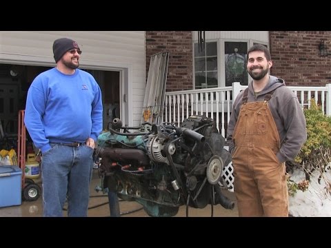Mopar 440 Engine Build Part 1 - Freeze Plug Removal