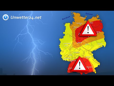 Tief "Dennis" beendet den Hochsommer 2023 mit schweren Gewittern