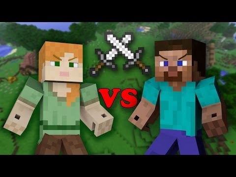 Alex VS Steve - Minecraft