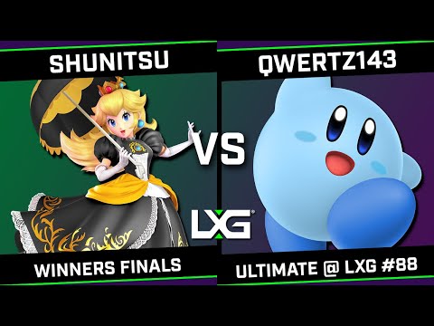 Shunitsu (Peach) vs qwertz143 (Kirby) - Smash Ultimate @ LXG 88 - Winners Finals