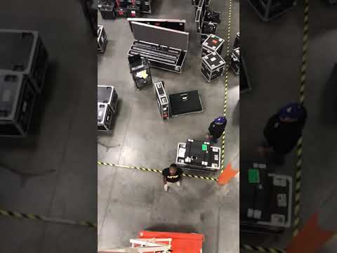 Dropping a Brand New iPhone XS MAX from 50 Ft in the air on a scissor Lift (Slow Motion)