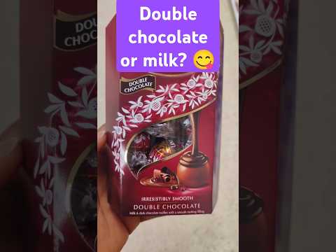 Double chocolate or milk?Which Lindt Lindor Christmas faves do you prefer?😋#fun #holidayswithyoutube