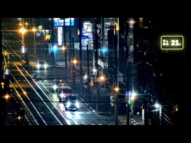 札幌市電 中央区役所前停留場 南一条通・石山通 交差点