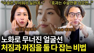 처지고 꺼진 얼굴.. 수술 없이 드라마틱한 효과 보는 비법
