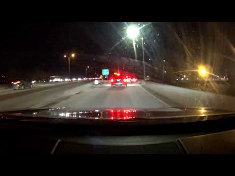 Drive To Quincy MA Through Boston's I-93