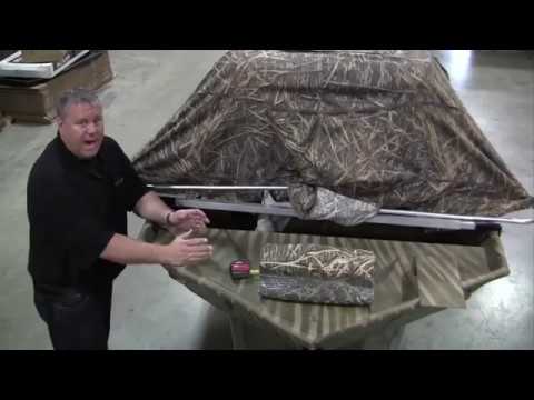 Beavertail Boat Blind Assembly