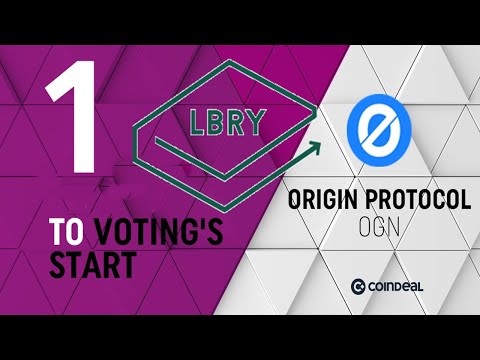 VOTE COINDEAL GANHE TOKEN CDL + LBRY/ ORIGIN PROTOCOL