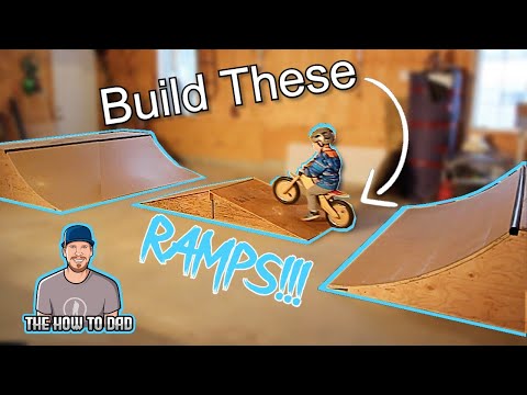 Build Halfpipe DIY: How To Build Skate Ramps Out of Wood In Your Garage - BMX Bike Ramps Video