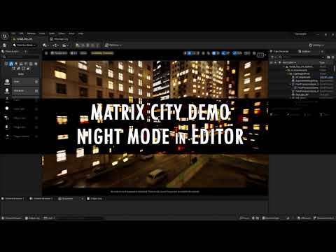Unreal Engine 5 TUTORIAL - Matrix City [NIGHT MODE in EDITOR] Quick & Easy Way