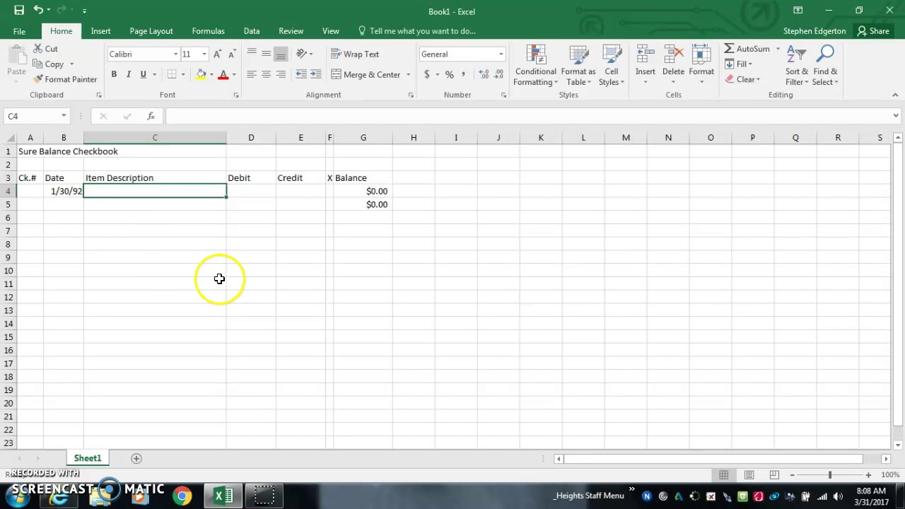 Excel Exercise #2