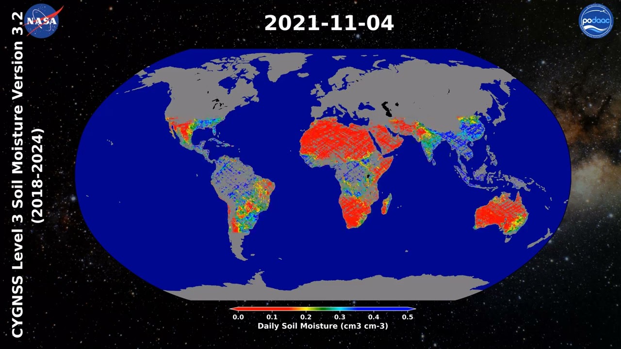 CYGNSS Level 3 Soil Moisture Version 3.2