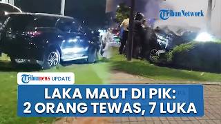 Minibus Tabrak Empat Sepeda Motor di PIK Jakut, 2 Orang Tewas di TKP, 7 Lainnya Luka-luka