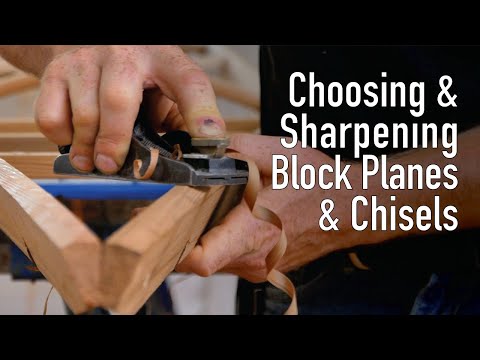 Choosing and Sharpening Block Planes for Skin on Frame Boatbuilding
