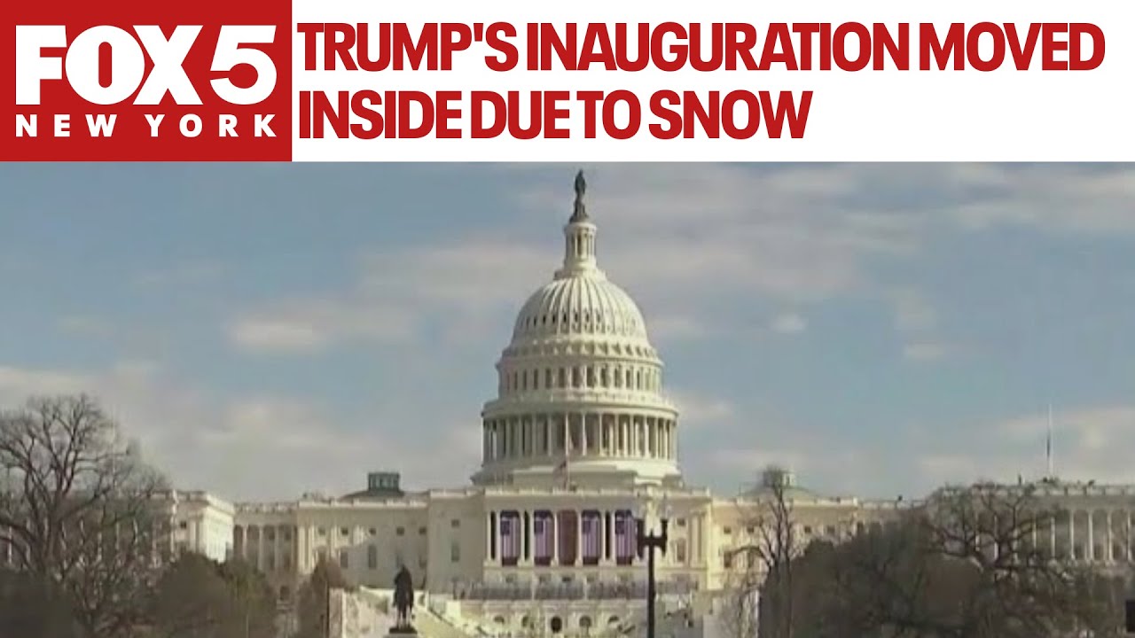 Trump says his inauguration is moving indoors due to cold, snow
