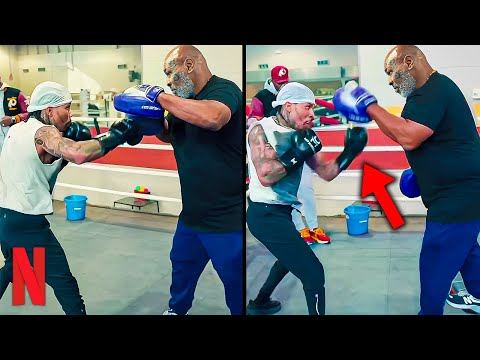 UNSEEN: Gervonta Davis SMASHES Pads With Mike Tyson Ahead Of Jake Paul Fight (NEW Training Footage)