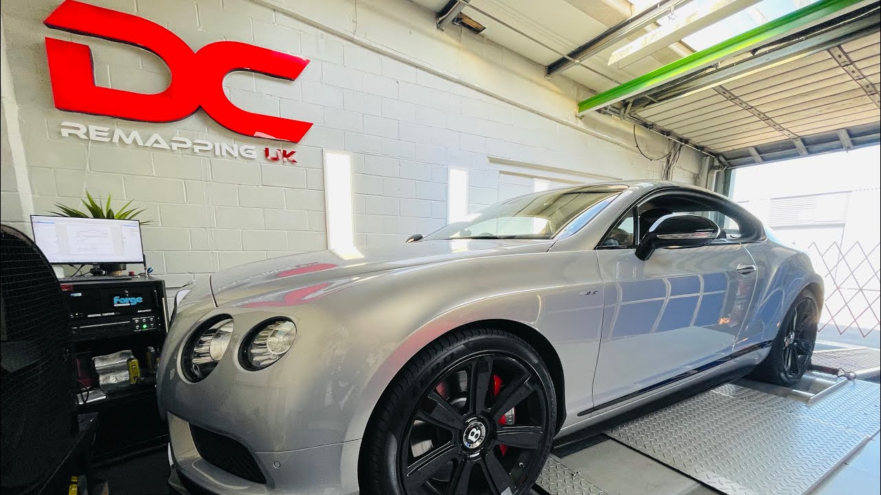 Bentley on the DC Remapping UK 4WD dyno