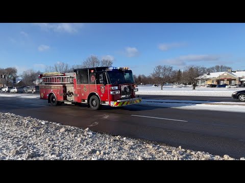 Brooklyn Park Engine 4 Responding With North Ambulance