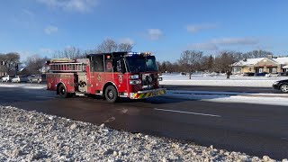 Brooklyn Park Engine 4 Responding with North Ambulance