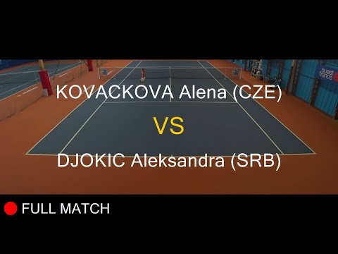 KOVACKOVA Alena (CZE) VS DJOKIC Aleksandra (SRB) - Open Super 12 Auray 2020