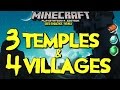 MineCraft PS4 & PS3 Seed Showcase| 3 Temples ...