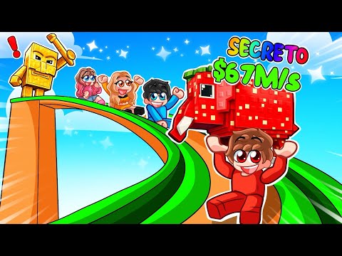 SALTA del TOBOGÁN para CONSEGUIR BRAINROTS en Roblox!