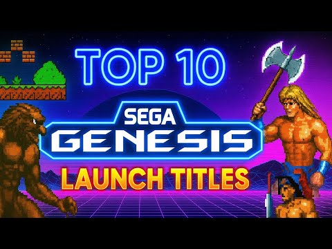 Top 10 Sega Genesis Launch Titles Ranked! | 16-Bit Retro Gaming Countdown
