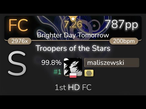 maliszewski | DragonForce - Troopers of the Stars [Brighter Day Tomorrow] 1st+HD FC 99.8% {#1 787pp}