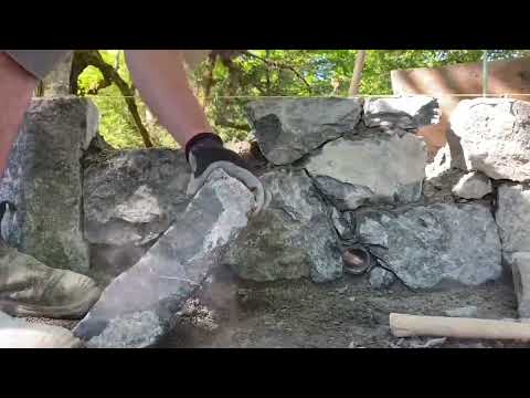 DIY stone wall building. YOU CAN DO IT!!!